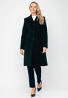 Christina Felix Wool & Cashmere Tailored Coat, Forest Green