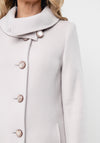 Christina Felix Shawl Collar Wool & Cashmere Coat, Beige