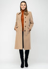 Christina Felix Classic Wool & Cashmere Coat, Camel