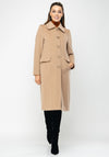 Christina Felix Classic Wool & Cashmere Coat, Camel