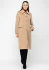 Christina Felix Classic Wool & Cashmere Coat, Camel