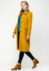 Christina Felix Classic Wool & Cashmere Coat, Mustard