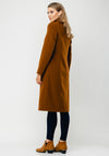 Christina Felix Classic Wool & Cashmere Coat, Brown