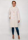 Christina Felix Tailored Long Coat, Cream