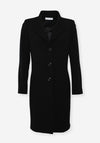 Christina Felix Tailored Long Coat, Black