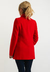Christina Felix Wool & Cashmere Short Coat, Red