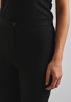 Christina Felix Straight Jersey Trousers, Black
