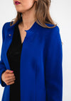 Christina Felix Swarovski Shoulder Mid Length Coat, Royal Blue