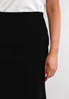 Christina Felix Tailored Flared Skirt, Black