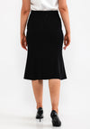 Christina Felix Tailored Flared Skirt, Black