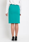 Christina Felix Classic Pencil Skirt, Emerald