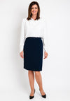 Christina Felix Classic Pencil Skirt, Navy
