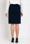 Christina Felix Classic Pencil Skirt, Navy