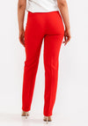 Christina Felix Tailored Slim Leg Trousers, Red