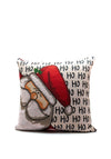 Enchante Ho Ho Ho Christmas Cushion Cover, Red