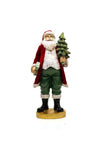 Kaemingk Santa with Felt Coat, Red