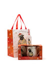 Kooks Christmas Sheep Ceramic Mug & Coaster Set
