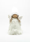 Verano Large Angel with Furry Hat and Pigtails, White