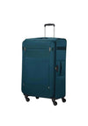 Samsonite Citybeat 4 Wheel Spinner Expandable Medium Suitcase, Petrol Blue