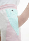 Calvin Klein Girls Colour Block Hybrid Shorts, Rose