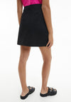 Calvin Klein Button Up Denim Skirt, Black