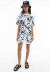 Calvin Klein Marble T-Shirt Dress, Grey