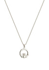 Galway Crystal Claddagh Pendant, Sterling Silver