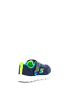 Skechers Toddler Boys Velcro Strap Mesh Trainers, Navy
