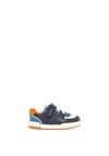 Clarks Fawn Craft Toddler Boys Leather Trainers, Navy
