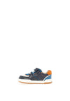 Clarks Fawn Craft Toddler Boys Leather Trainers, Navy