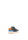 Clarks Fawn Craft Toddler Boys Leather Trainers, Navy