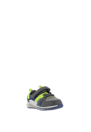 Clarks Boys Spark Flash Trainer, Grey Combo