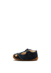 Clarks Baby Girls Roamer Cub Leather Shoes, Navy