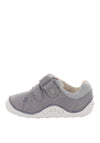 Clarks Baby Boys Tiny Toby Leather Pre-Walking Shoes, Grey