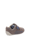 Clarks Baby Boys Tiny Trail Leather Pre-Walking Shoes, Brown