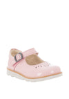 Clarks Baby Girls Crown Jump Patent Leather Shoes, Pink