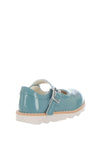 Clarks Baby Girls Crown Jump Patent Leather Shoes, Teal