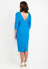 Claudia C Cezanne Puff Sleeve Dress, Blue
