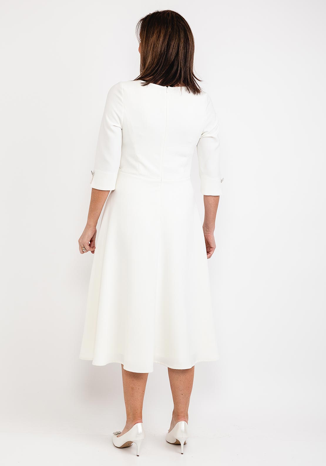 Claudia C Klee A-Line Maxi Dress, White