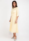 Claudia C Klee A-Line Maxi Dress, Lemon