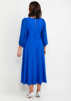 Claudia C Renoir A-Line Maxi Dress, Royal Blue