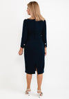 Claudia C Riesling Pencil Dress, Navy