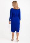 Claudia C Riesling Pencil Dress, Royal Blue
