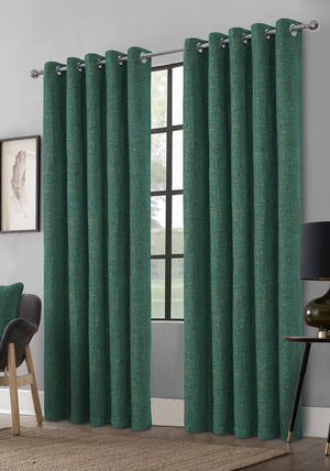 FRD Clayton Eyelet Curtains, Iris