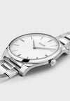 Cluse Féroce Link Watch, Silver & White