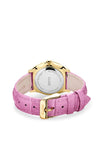 Cluse Feroce Petite Leather Watch, Pink