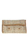 Zen Collection Woven Shimmer Shoulder Bag, Gold
