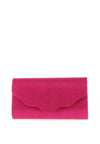 Zen Metallic Envelope Clutch Bag, Pink