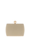 Zen Collection Glitter Pearl Clasp Clutch Bag, Gold