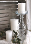 Coach House Clear Glass Candle Holder